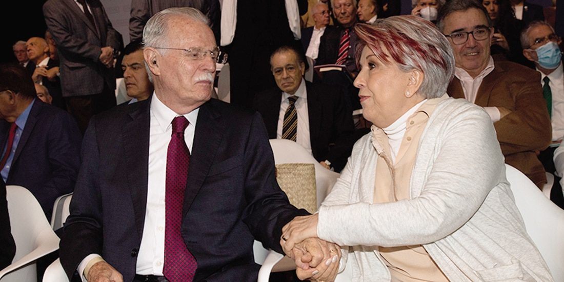 Francisco Labastida y su esposa, Teresa Uriarte, en foto de archivo.