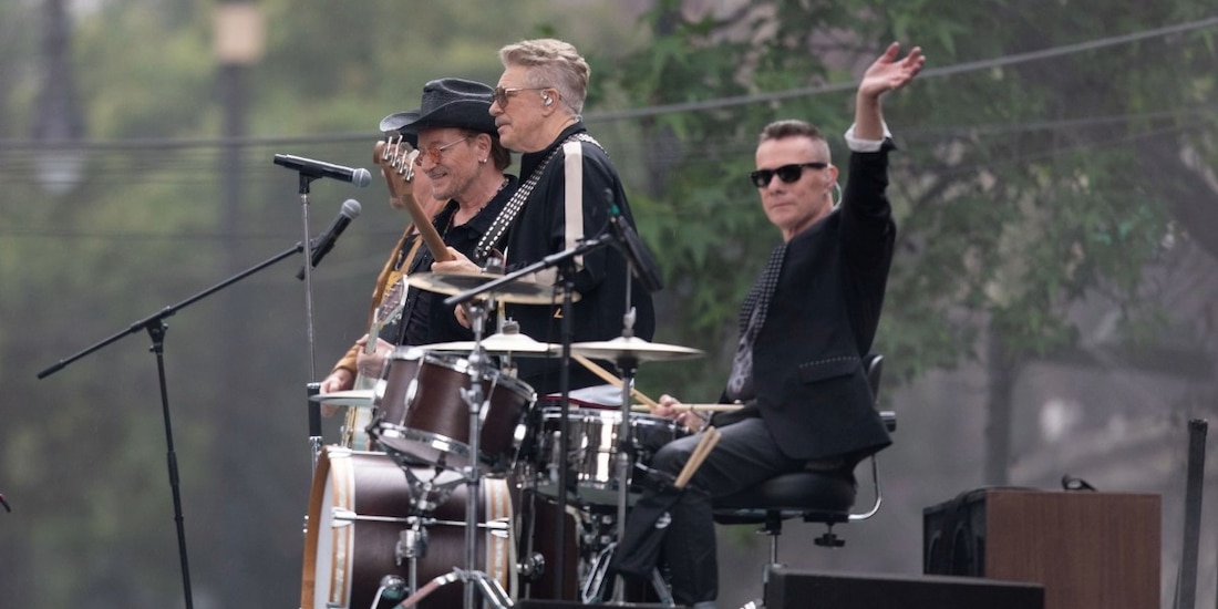 U2 graba video musical en el Centro Histórico de la CDMX