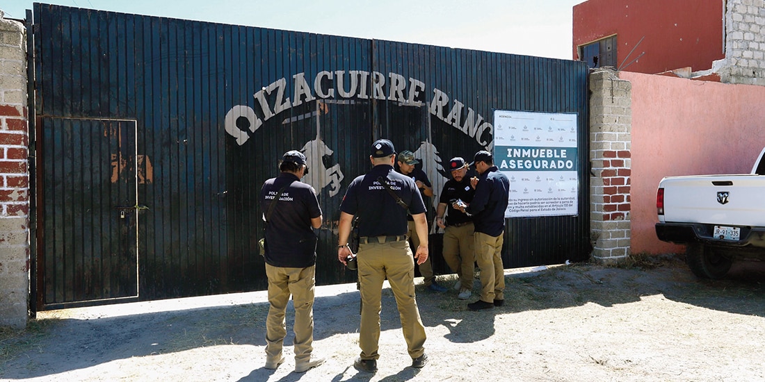 El Rancho Izaguirre, ubicado en Teuchitlán, Jalisco, es señalado por autoridades federales como un centro de reclutamiento y adiestramiento ligado al CJNG.