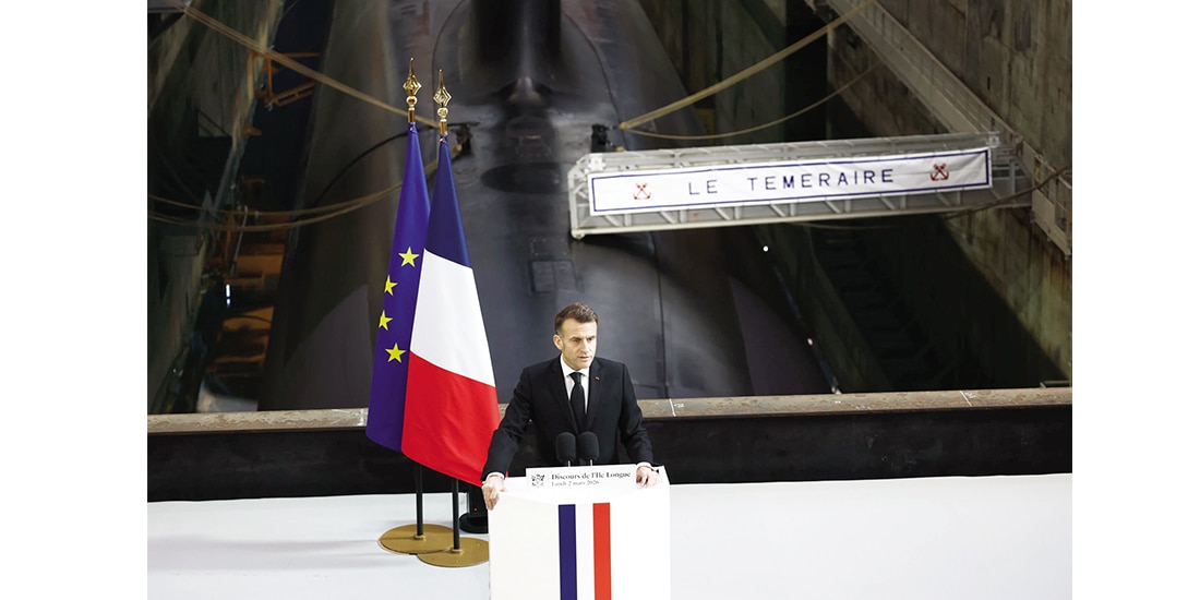 El presidente francés, Emmanuel Macron, el 2 de marzo pasado.