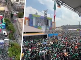 Aspecto de los fan fest de Guadalajara y CDMX.