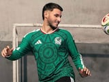 Santiago Giménez fue uno de los elegidos para presentar el jersey de México.
