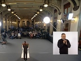 La Presidenta de México, Claudia Sheinbaum, este viernes en Palacio Nacional.