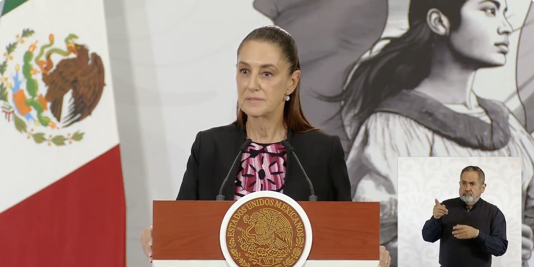 Claudia Sheinbaum, en conferencia de prensa este lunes.
