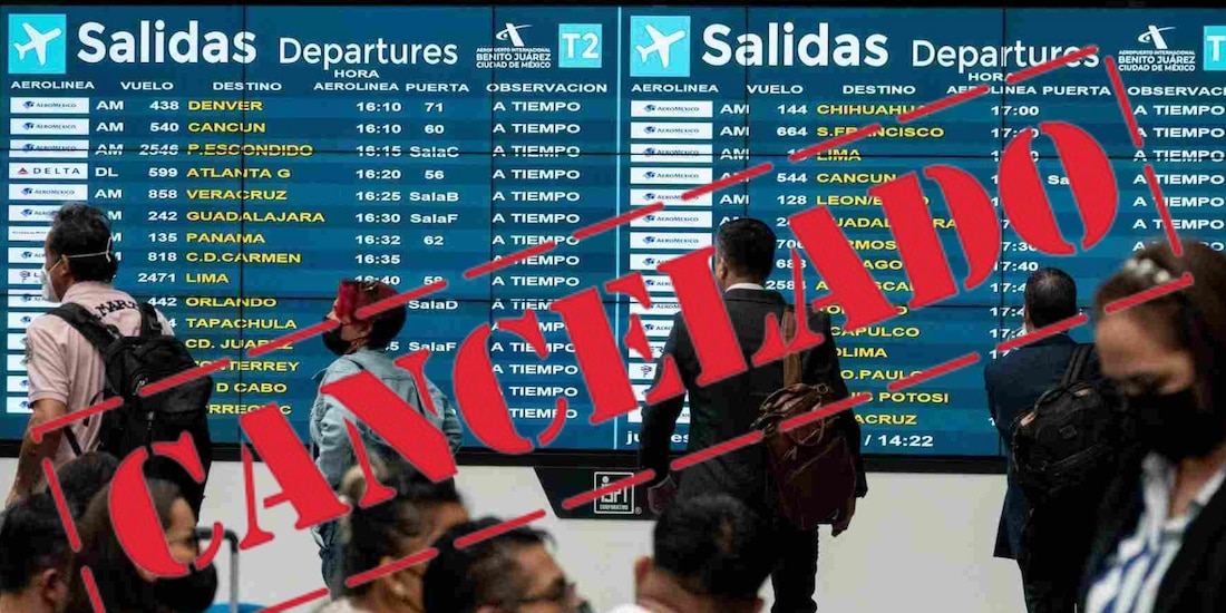 Vuelo cancelado.