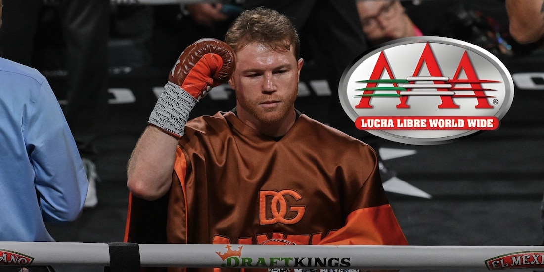 Saúl 'Canelo' Álvarez tuvo una sorpresiva aparición en Guerra de Titanes de AAA.
