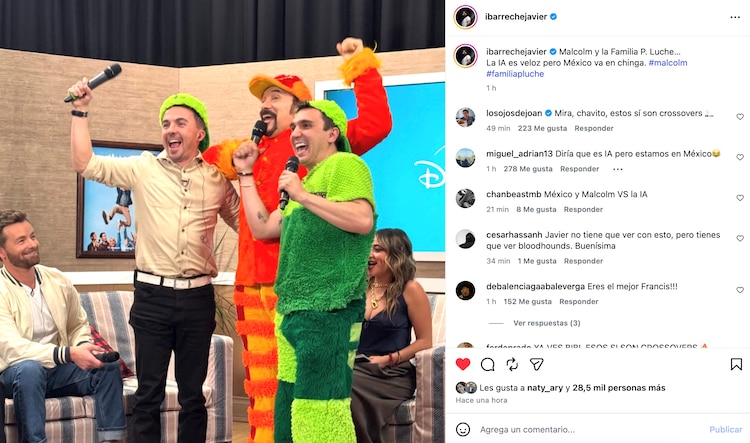 Malcolm el de en medio hace épico crossover con la Familia Peluche