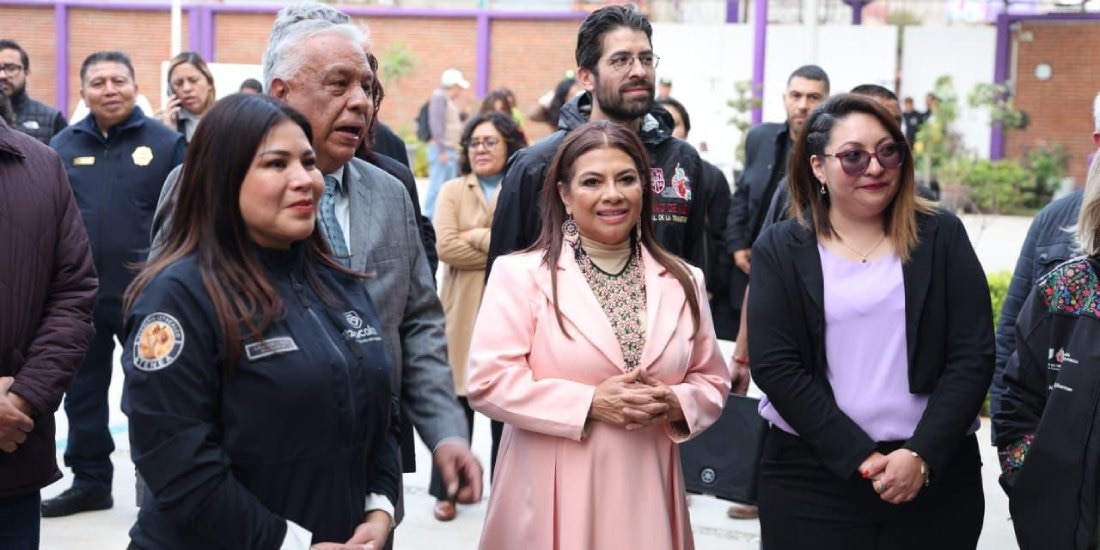 Brugada entrega escuelas renovadas, senderos seguros y ‘parques alegría’ en la Agrícola Pantitlán.