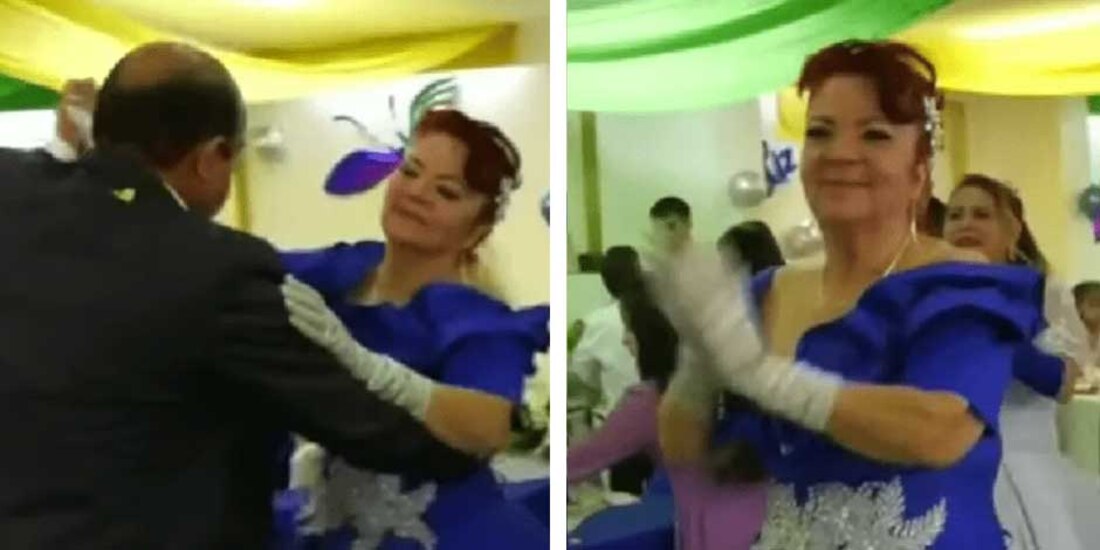 Una mujer de 70 años de edad cumplió su sueño de ser quinceañera