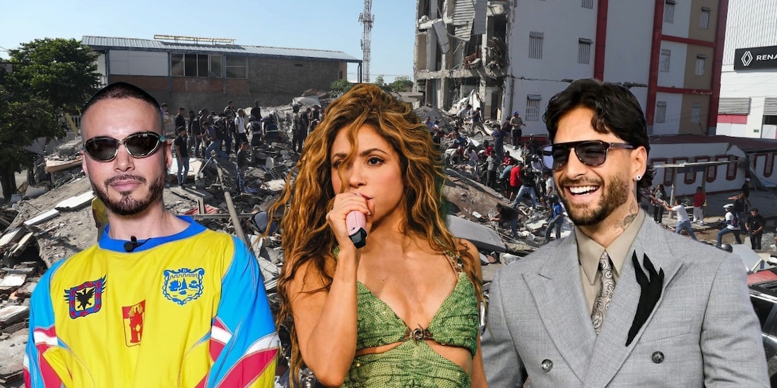 Shakira, Maluma y J Balvin envían mensajes de apoyo tras terremoto en Colombia