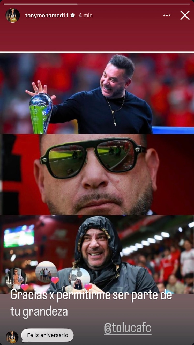 El mensaje de Antonio Mohamed en el aniversario del Toluca.