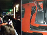 Este mañana dos trenes de la Línea 3 del Metro chocaron.