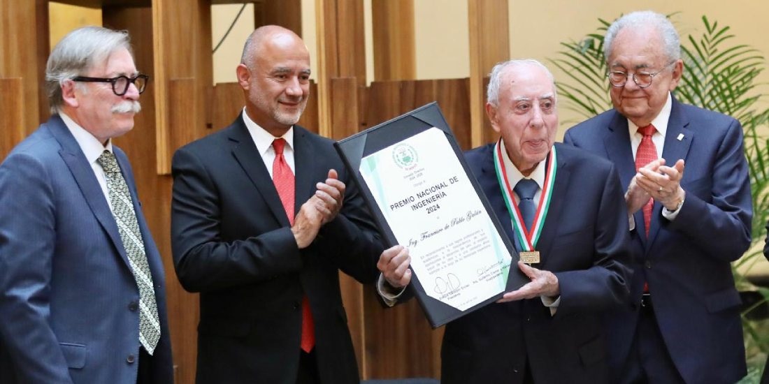 Francisco de Pablo Galán y Augusto Quijano Axle, Premios Nacionales de Ingeniería y Arquitectura 2024.