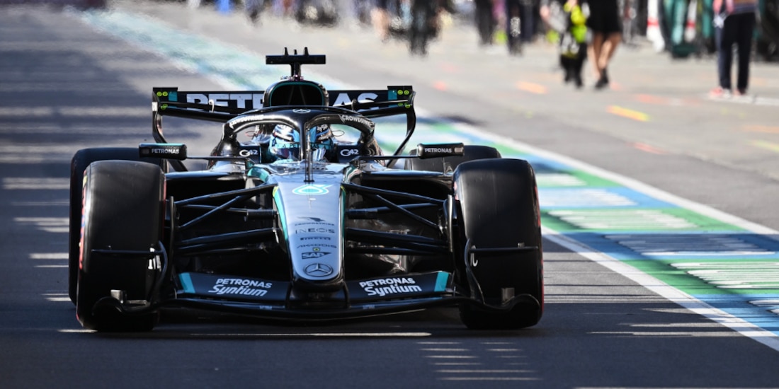 George Russell logró la victoria en la Sprint Race.