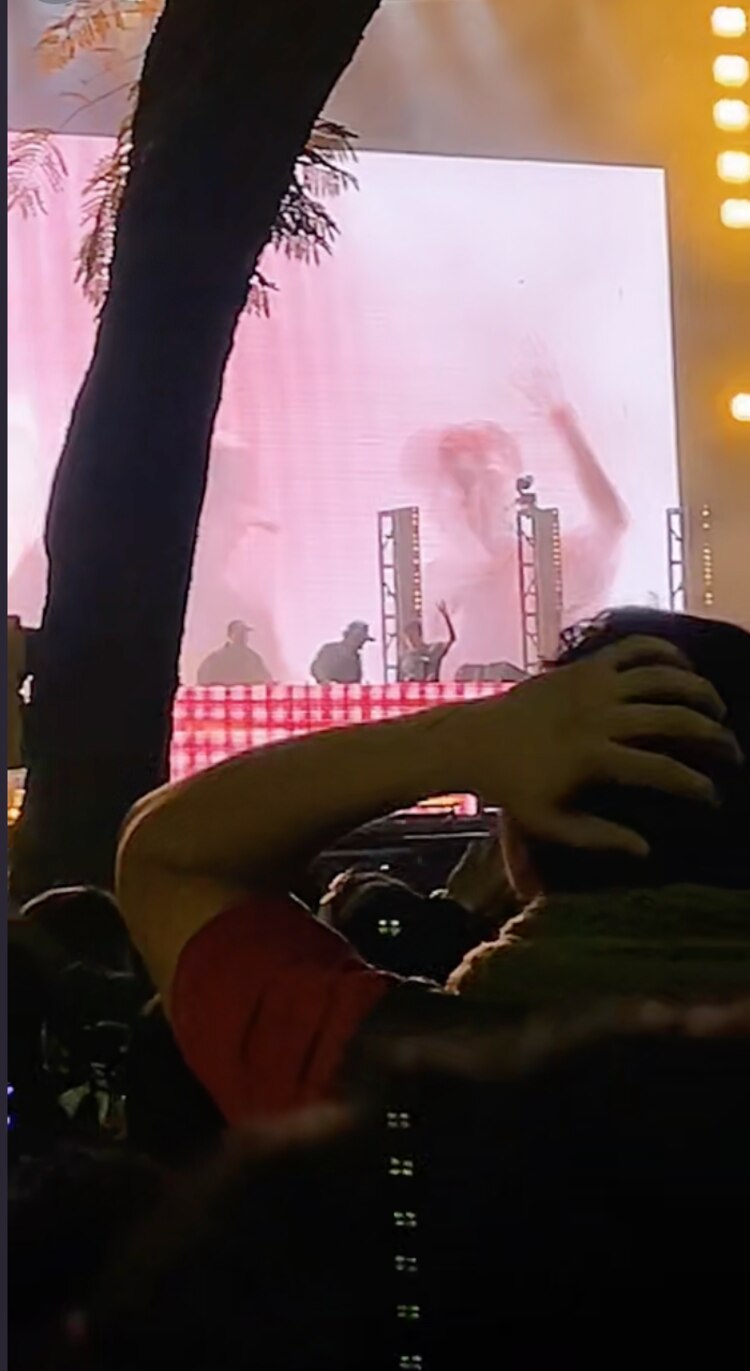 3BALLMTY en el Ángel en Reforma en la Fiesta Electrónica por el Año Nuevo