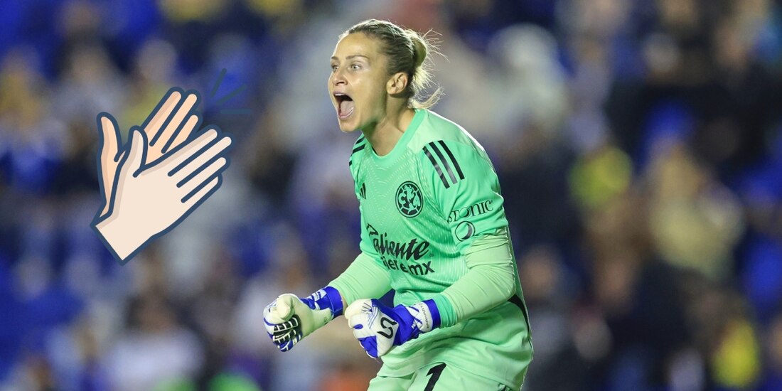 Sandra Paños, portera del América Femenil, tuvo un noble gesto con una niña antes del duelo ante Tigres en la Liga MX Femenil.