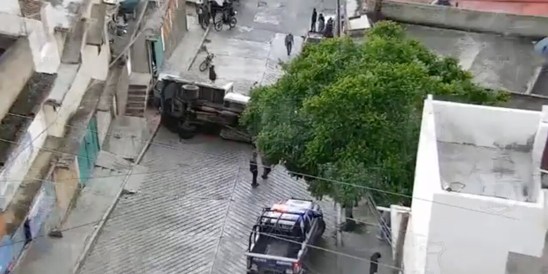 Captura del video sobre el incidente, grabado por una C5