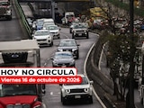 Te compartimos cómo aplica el Hoy No Circula este viernes 16 de octubre de 2026.