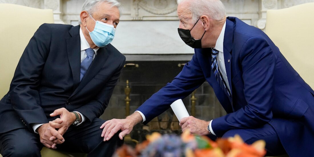 López Obrador también conversó con Joe Biden, ayer, en la Casa Blanca.