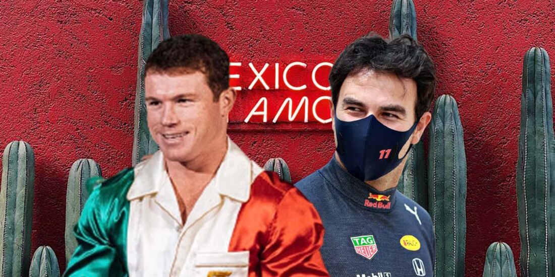 "Canelo" Álvarez y Checo Pérez quiere representar a México de la mejor manera.