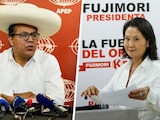 Roberto Sánchez (izq.) y Keiko Fujimori (der.) se disputarán la presidencia de Perú en la segunda vuelta.