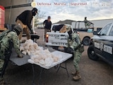 Fuerzas federales realizaron la incautación de la droga.
