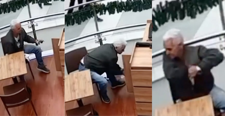 Video del Hombre que roba millones de aeropuerto internacional El Dorado, en Bogotá Colombia