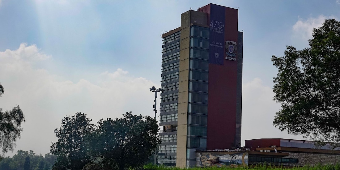 En la fotografía, un aspecto de la Toprre de Rectoría de la UNAM.