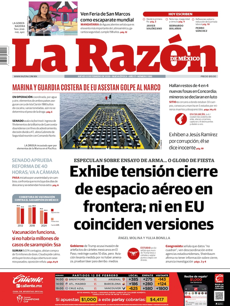 La Razón 12 Febrero 2026