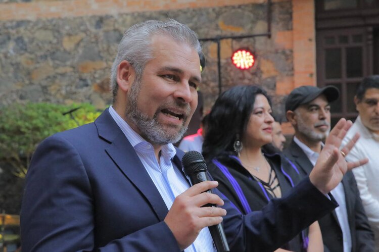 El gobernador Alfredo Ramírez Bedolla.