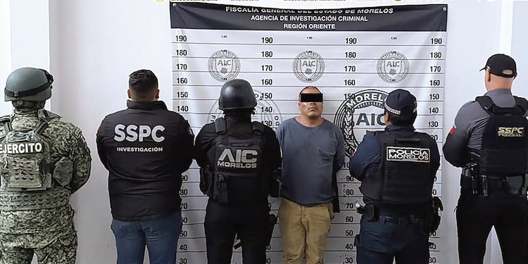 imagen de la detención del presunto atacante de la joven de origen español.