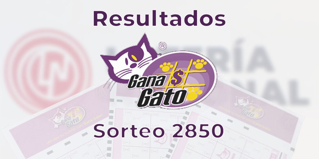 Resultados del Gana Gato 2850 del 8 de mayo del 2025.