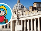 'Luce', la mascota del Vaticano.