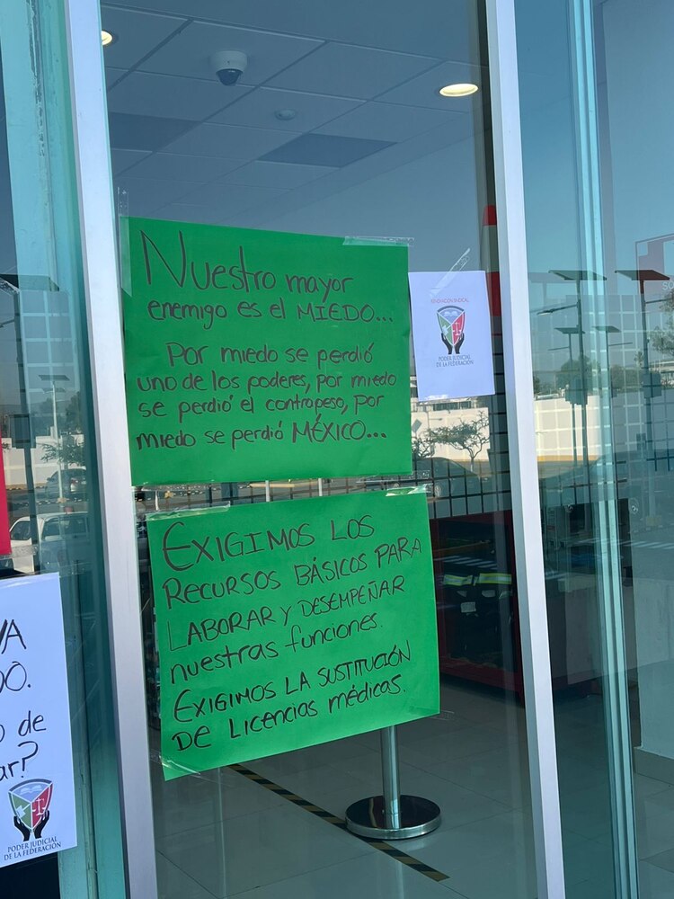 Juzgados y tribunales federales suspenden labores en diversas entidades del país debido a la jornada de "brazos caídos" convocada por el SNSTPJF.
