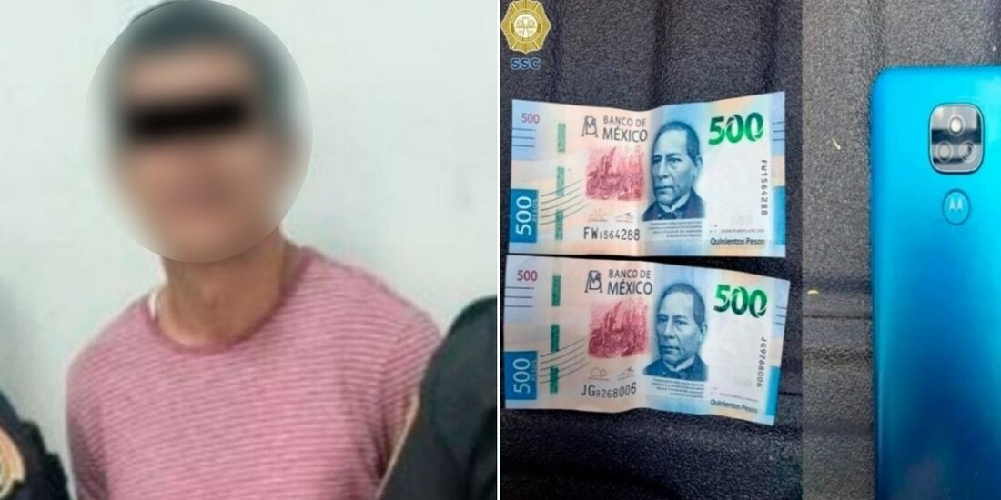 Detienen a exconvicto por robar un celular; cuenta con 4 ingresos a la cárcel.