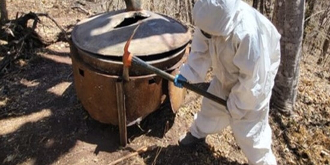 Acción de las fuerzas de seguridad contra el crimen organizado.