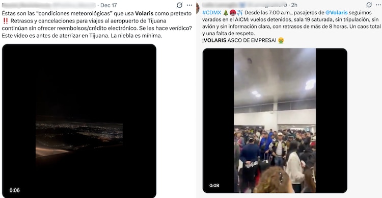 Cancelacion de vuelos de Volaris