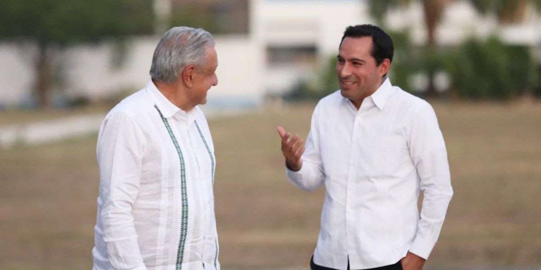 AMLO y Mauricio Vila reiteraron la disposición de continuar promoviendo esquemas y proyectos que permitan mejorar la calidad de vida de las familias yucatecas.
