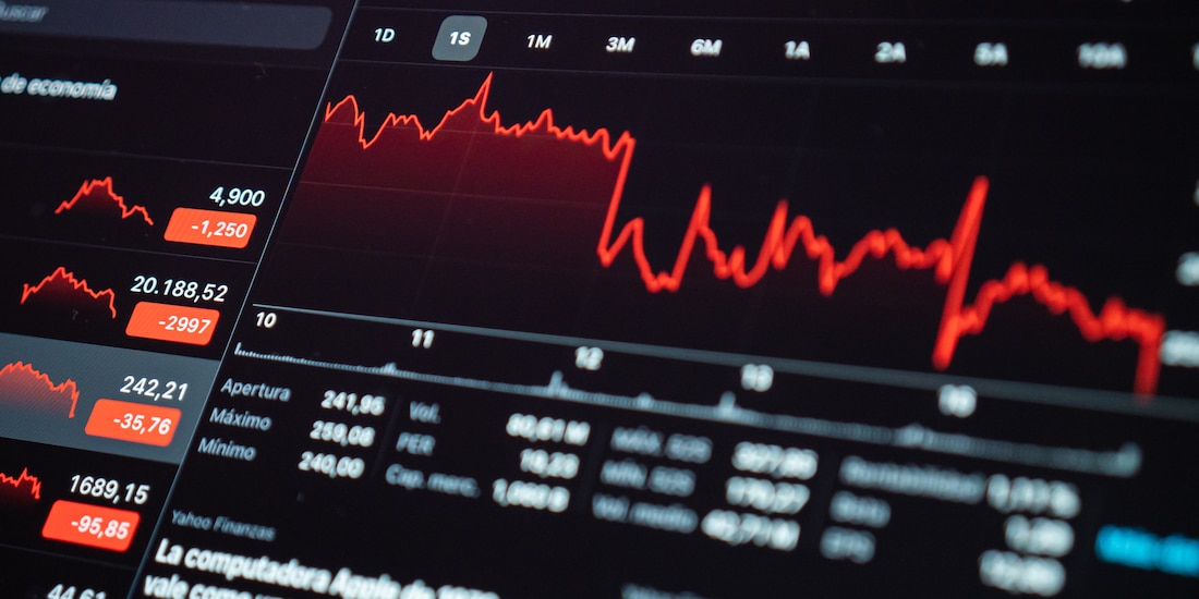 Imagen ilustrativa de la caída de bolsa