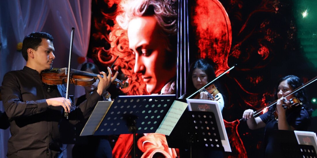 Un ensayo del espectáculo, el pasado 7 de abril.