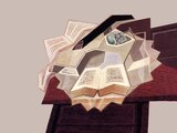 Arte digital a partir de la obra El libro abierto (1925)
de Juan Gris > Belén García > La Razón