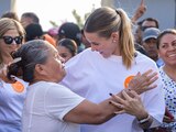 Mariana Rodríguez, candidata de Movimiento Ciudadano a la alcaldía de Monterrey.