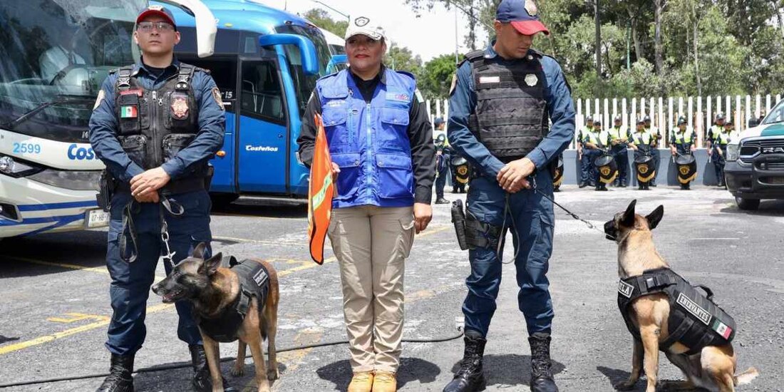 Coyoacán se suma a operativo de seguridad en Terminal de Autobuses del Sur.