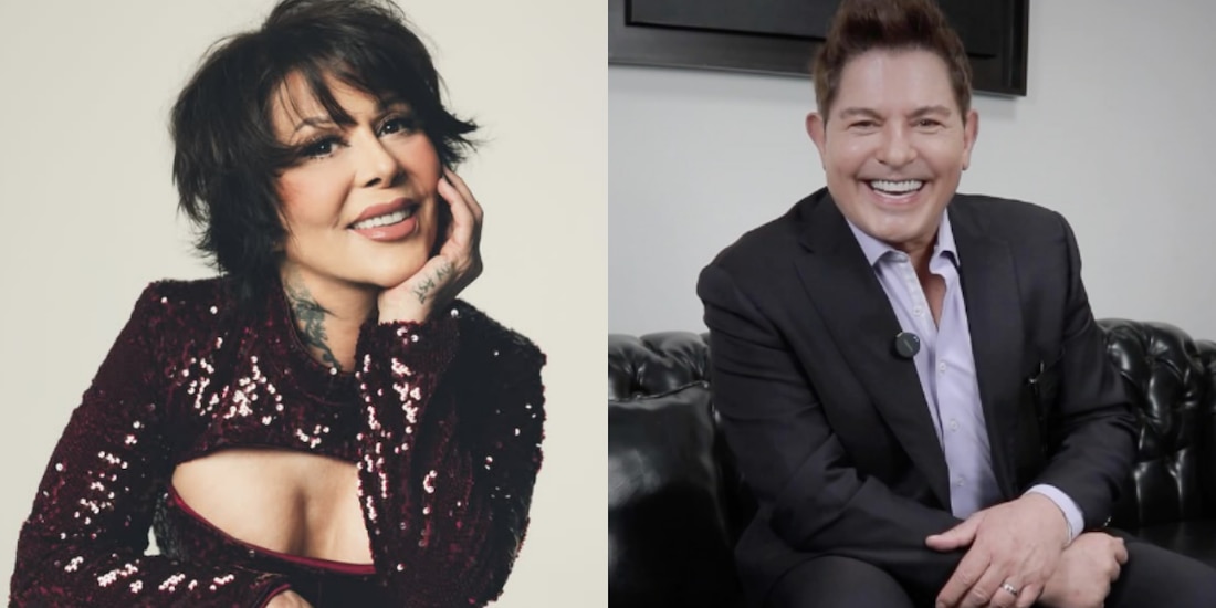 Alejandra Guzmán y Ernesto Laguardia