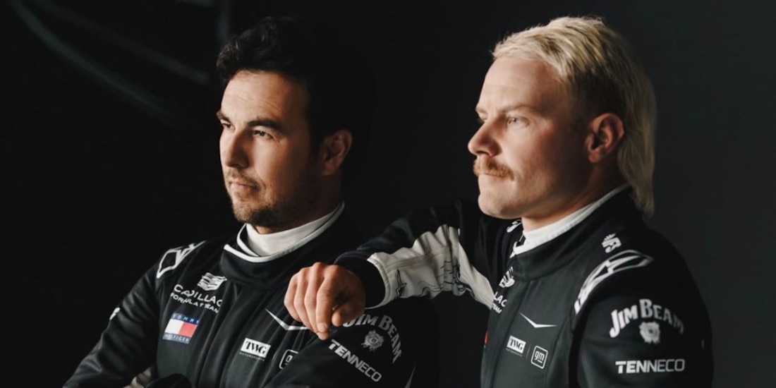 Checo Pérez tuvo su primera sesión fotográfica con Cadillac.