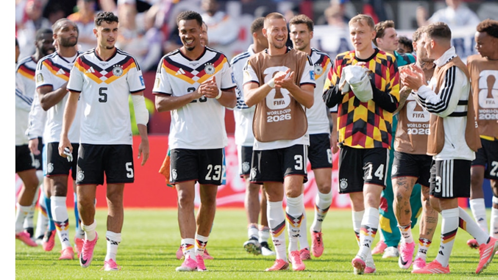 EL EQUIPO de
Nagelsmann tras
jugar ante Costa
de Marfil.