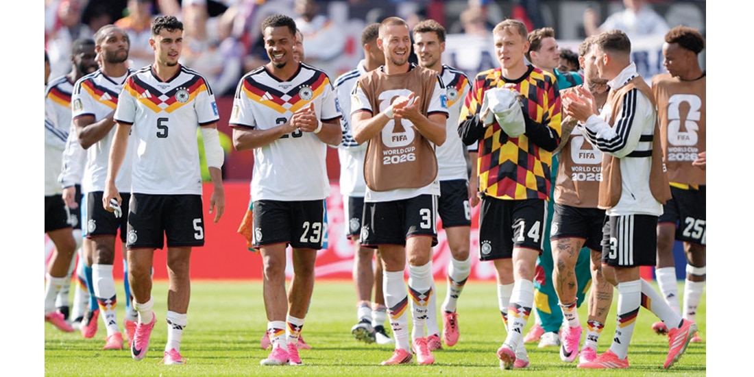 EL EQUIPO de
Nagelsmann tras
jugar ante Costa
de Marfil.