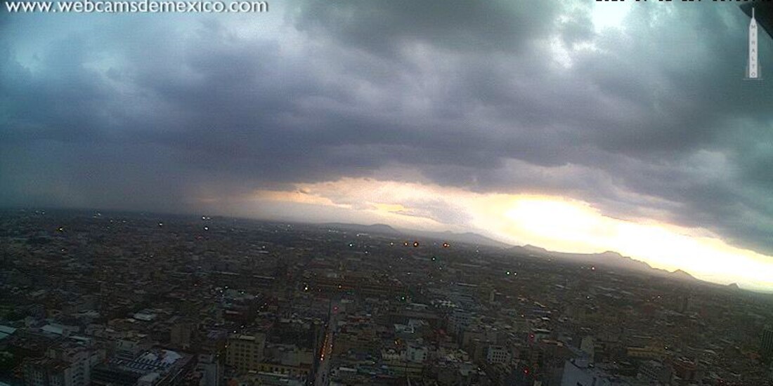 Lluvia para las próximas horas en la capital del país.