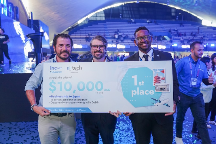 Ganadores del Airtech Challenge 2024, en el marco del incMTY.