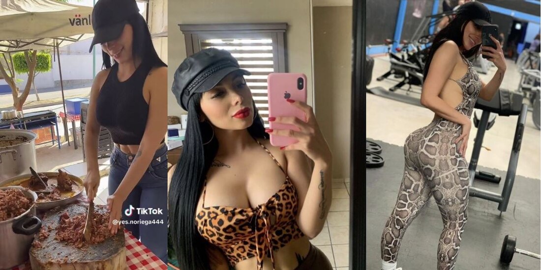 Ella es la bella taquera que enamora en TikTok con su figura fitness